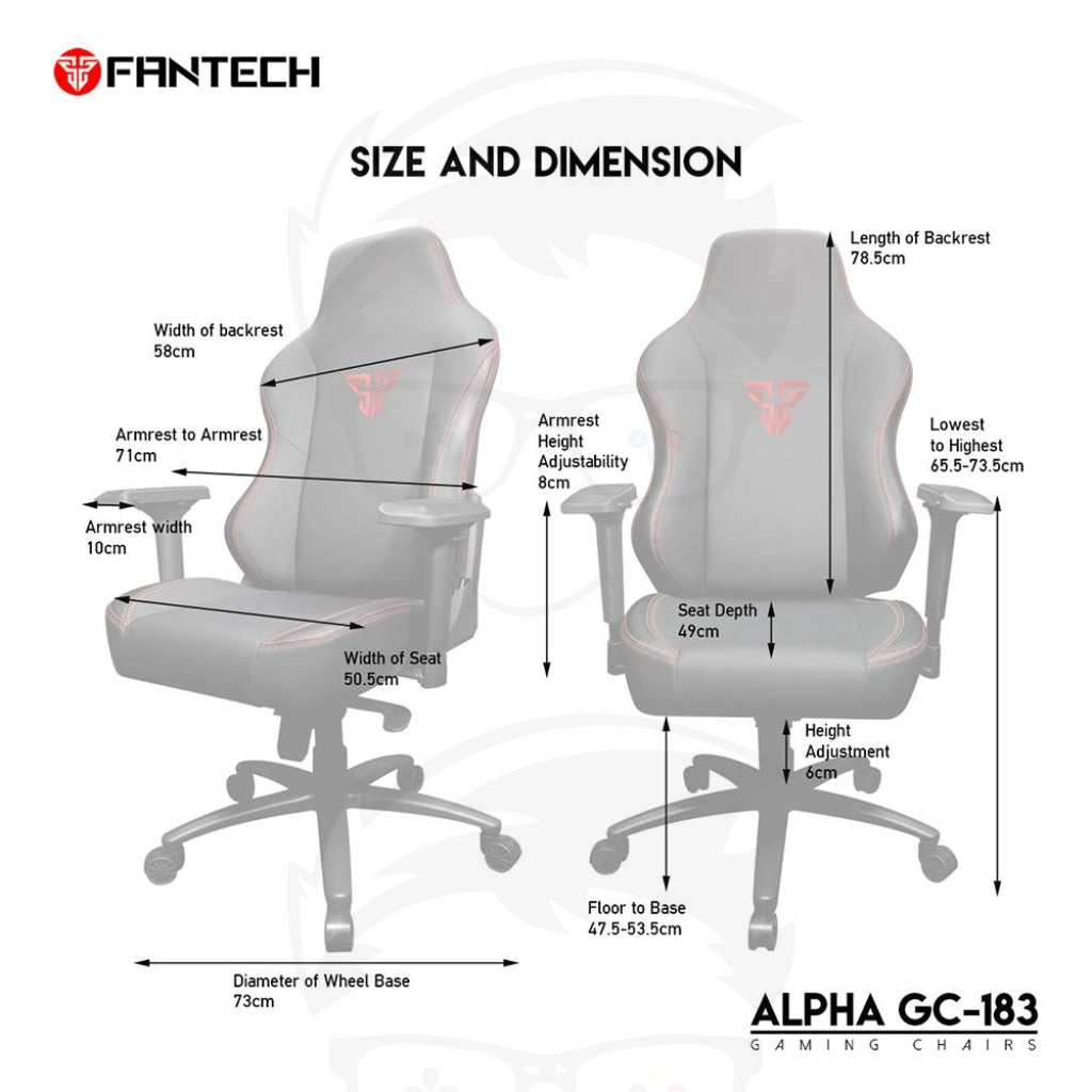 Fantech Alpha Gc-183 Chair Gaming Fantech Alpha Gc-183 Chair Gaming
